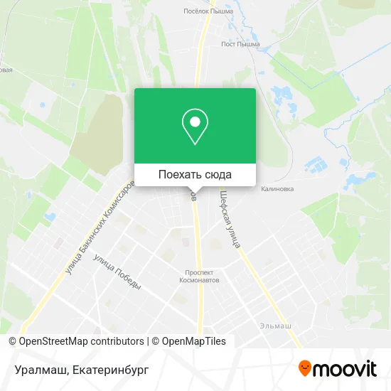 Карта Уралмаш