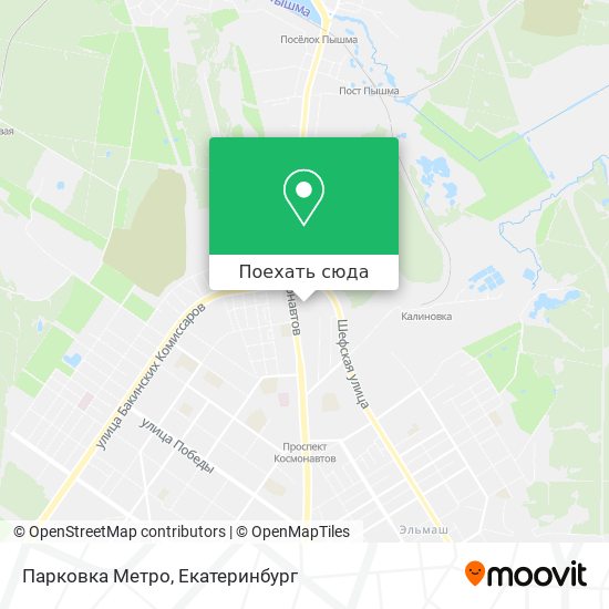 Карта Парковка Метро