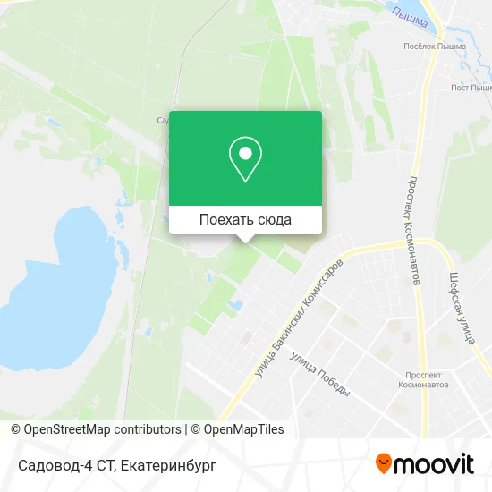 Карта Садовод-4 СТ