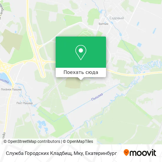 Карта Служба Городских Кладбищ, Мку