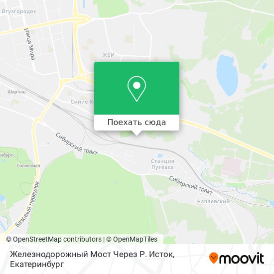 Карта Железнодорожный Мост Через Р. Исток