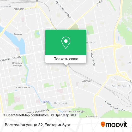 Карта Восточная улица 82