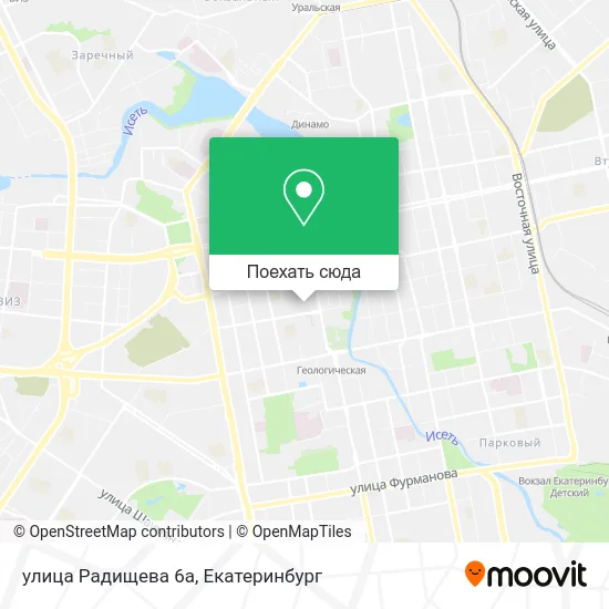 Карта улица Радищева 6а