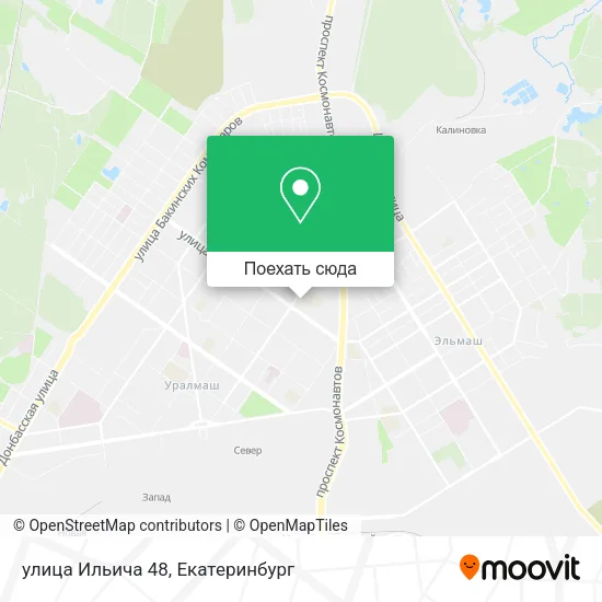 Карта улица Ильича 48