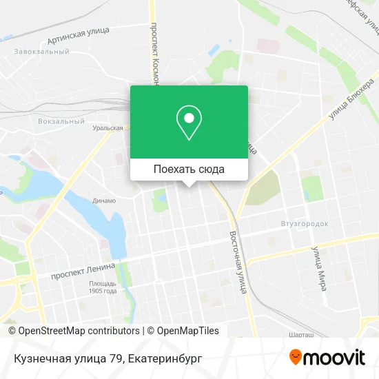 Карта Кузнечная улица 79