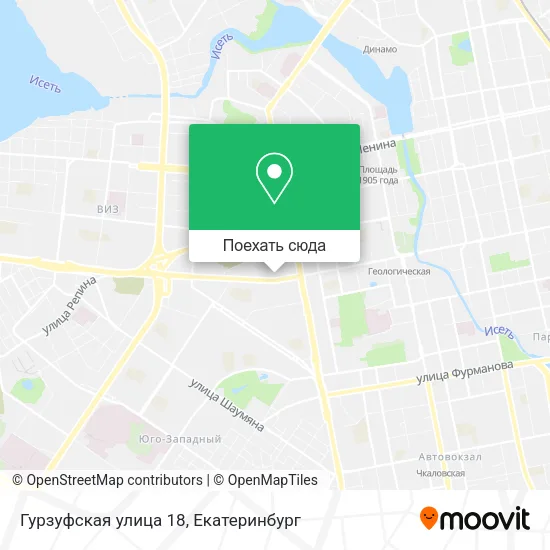 Карта Гурзуфская улица 18
