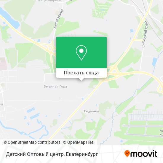 Карта Детский Оптовый центр