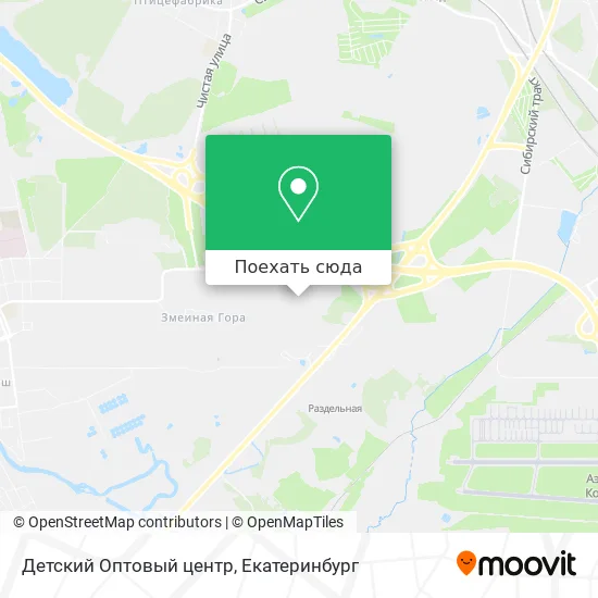Карта Детский Оптовый центр