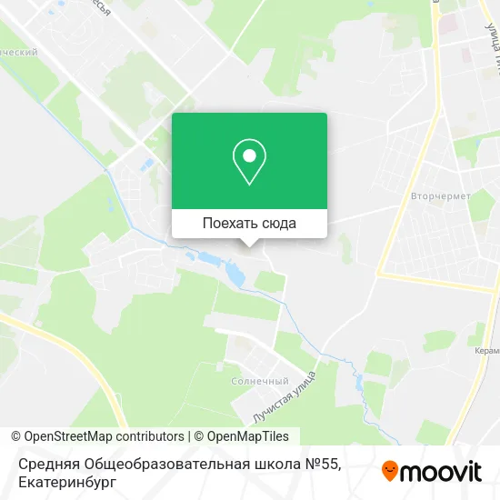 Карта Средняя Общеобразовательная школа №55