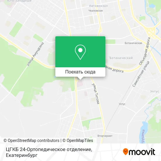 Карта ЦГКБ 24-Ортопедическое отделение