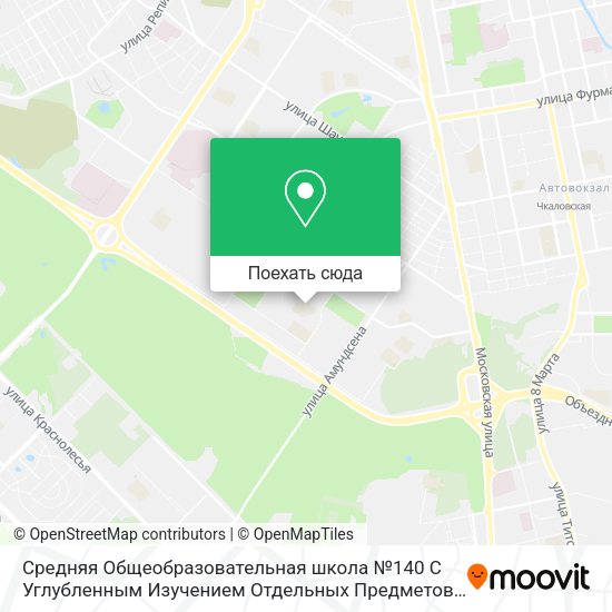 Карта Средняя Общеобразовательная школа №140 С Углубленным Изучением Отдельных Предметов