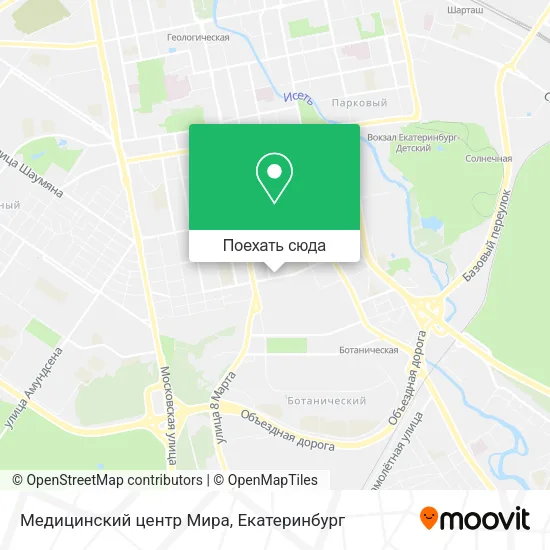 Карта Медицинский центр Мира