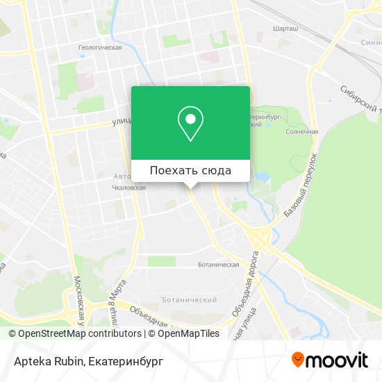 Карта Apteka Rubin