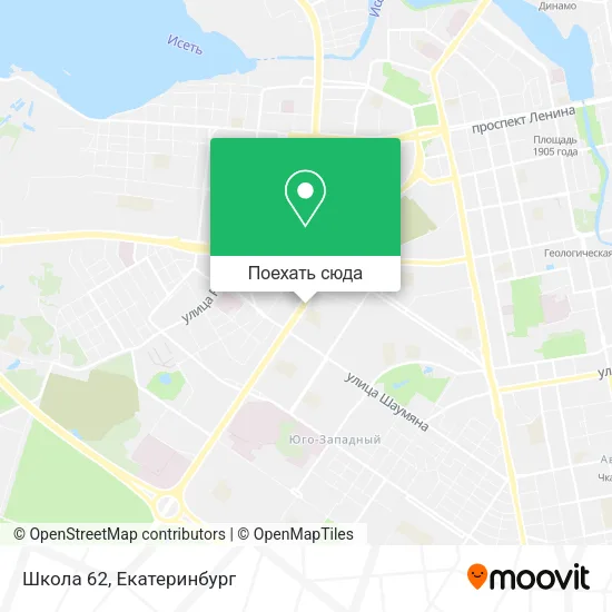 Карта Школа 62