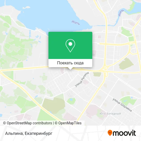 Карта Альпина