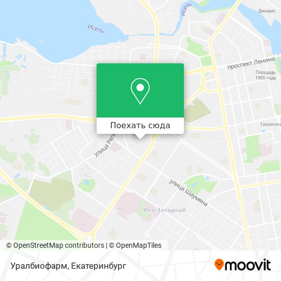 Карта Уралбиофарм