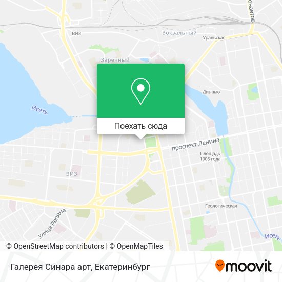 Карта Галерея Синара арт