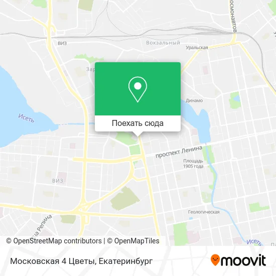 Карта Московская 4 Цветы