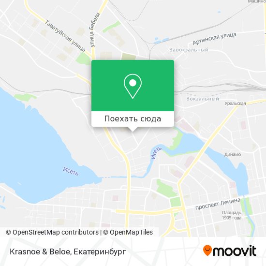 Карта Krasnoe & Beloe
