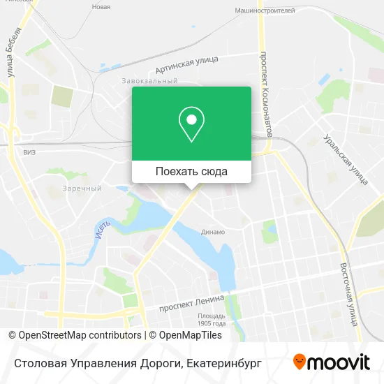 Карта Столовая Управления Дороги