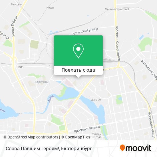 Карта Слава Павшим Героям!