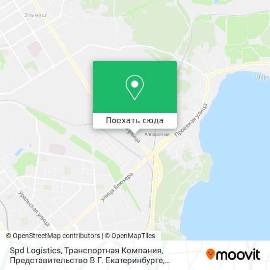 Карта Spd Logistics, Транспортная Компания, Представительство В Г. Екатеринбурге
