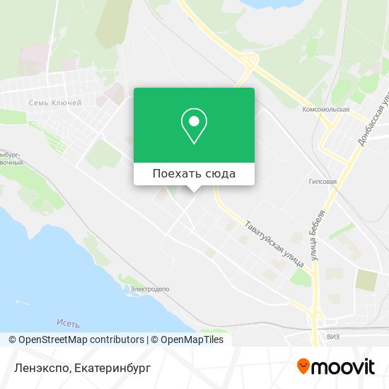 Карта Ленэкспо