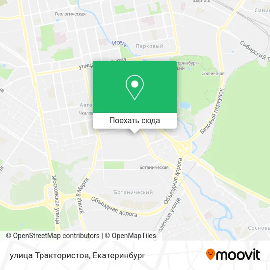 Карта улица Трактористов