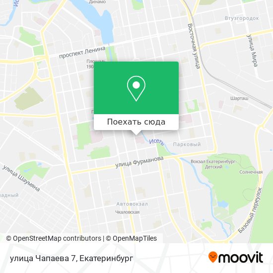 Карта улица Чапаева 7