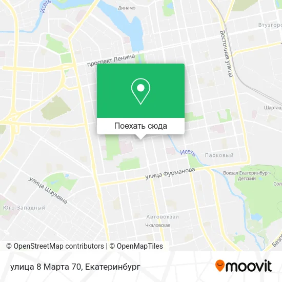 Карта улица 8 Марта 70