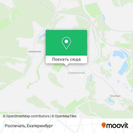 Карта Роспечать
