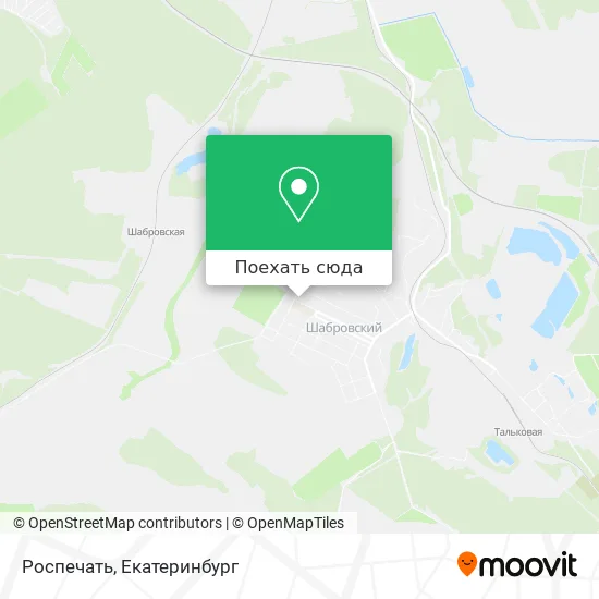 Карта Роспечать
