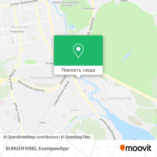 Карта BURGER KING