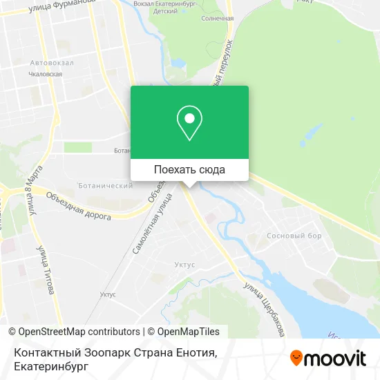 Карта Контактный Зоопарк Страна Енотия