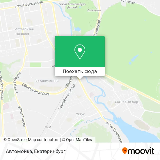 Карта Автомойка