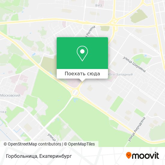 Карта Горбольница