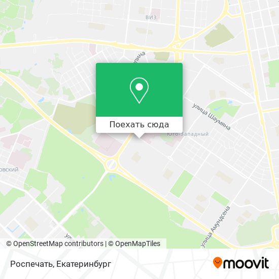 Карта Роспечать