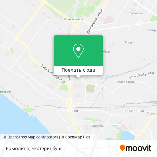 Карта Ермолино