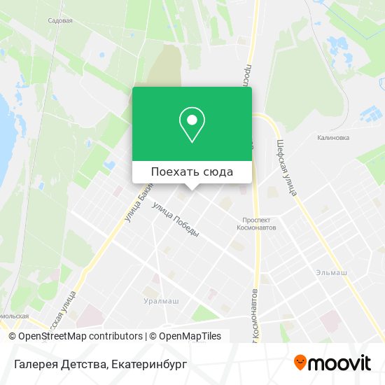 Карта Галерея Детства