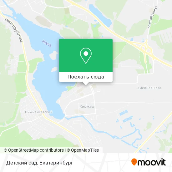 Карта Детский сад
