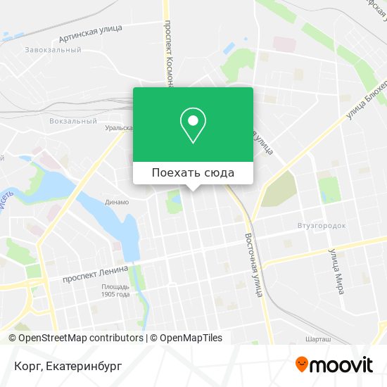Карта Корг
