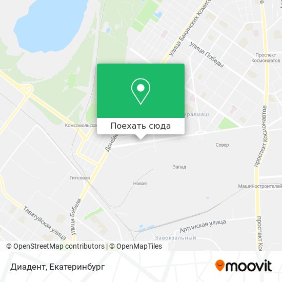 Карта Диадент