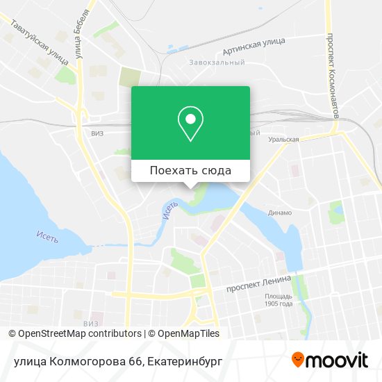 Карта улица Колмогорова 66