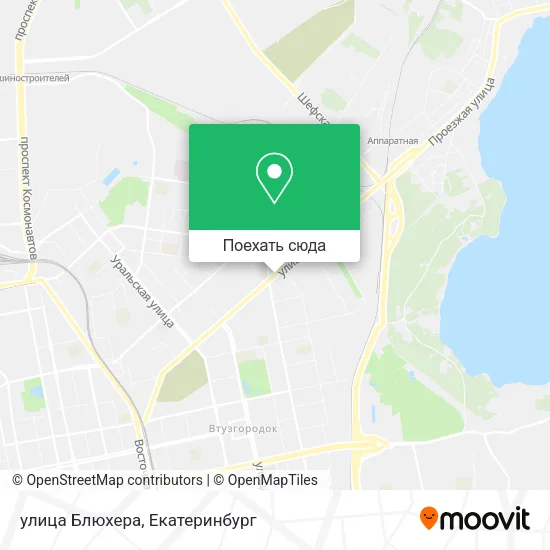 Карта улица Блюхера