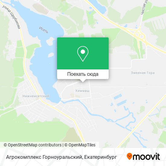 Карта Агрокомплекс Горноуральский