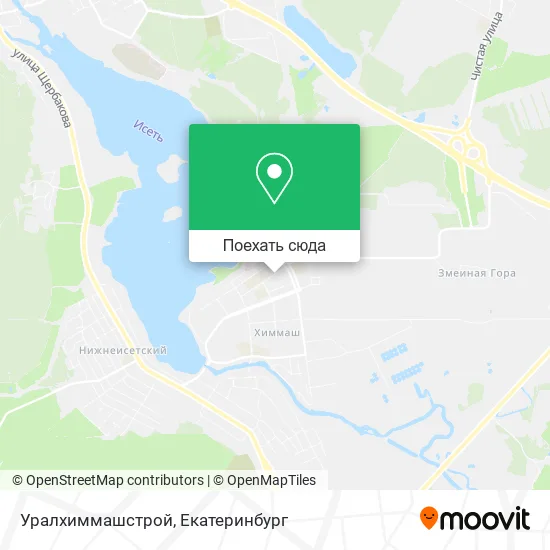 Карта Уралхиммашстрой