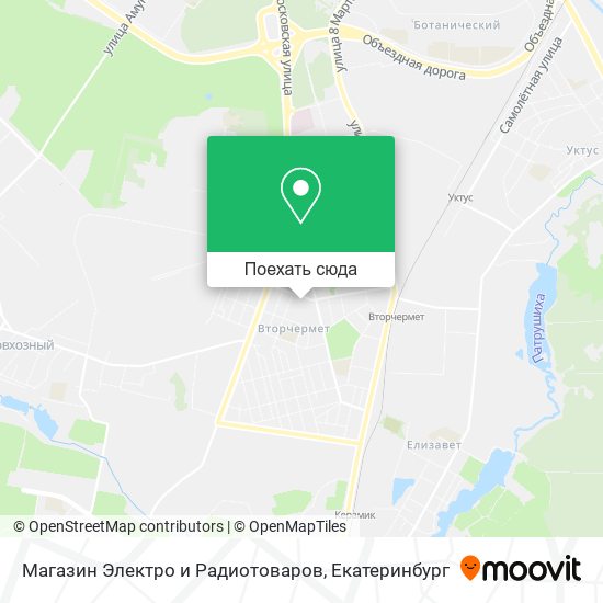 Карта Магазин Электро и Радиотоваров