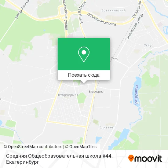 Карта Средняя Общеобразовательная школа #44