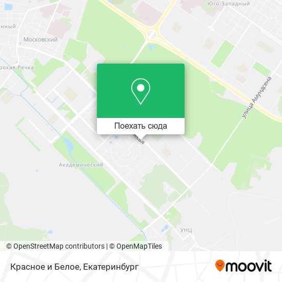 Карта Красное и Белое