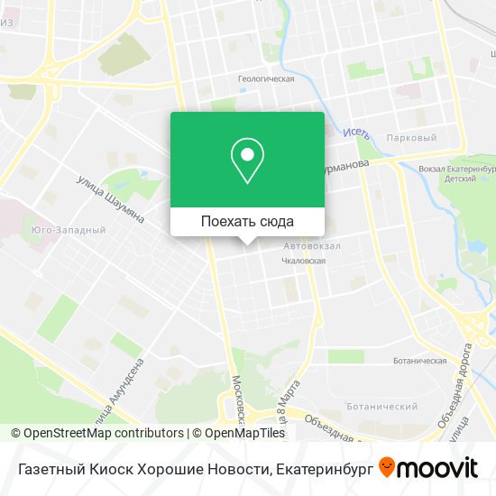 Карта Газетный Киоск Хорошие Новости